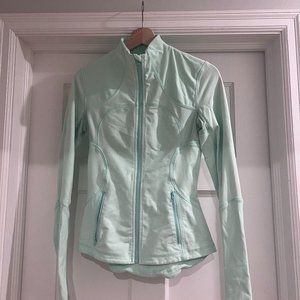 lululemon scuba zip up size 4 sea green